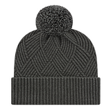 Cap America iK8554 Premium Diagonal Weave Knit Cap with Cuff
