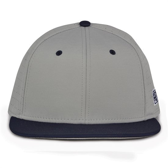 The Game GB998 Perforated GameChanger Baseball Hat | Wholesale Pro Shape Flat Bill Caps