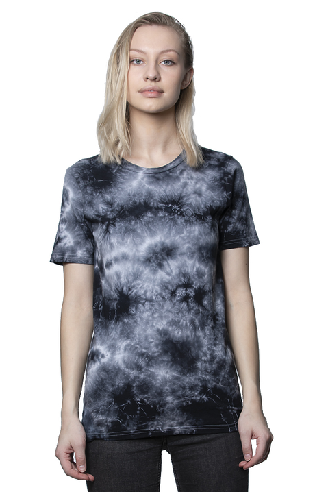 Royal Apparel 5951CTD Unisex Cloud Tie Dye Tee - Phantom