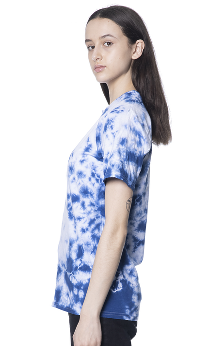 Royal Apparel 5951CTD Unisex Cloud Tie Dye Tee - Skydiver