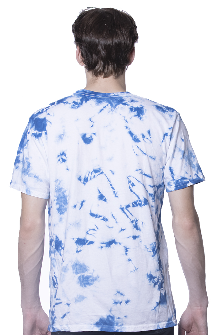 Royal Apparel 5951CTD Unisex Cloud Tie Dye Tee - Skydiver