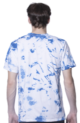 Royal Apparel 5951CTD Unisex Cloud Tie Dye Tee - Skydiver