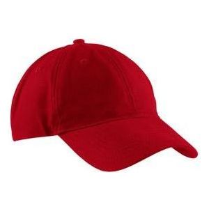 Joe's USA Brushed Twill Low Profile Cap Joe's USA Red