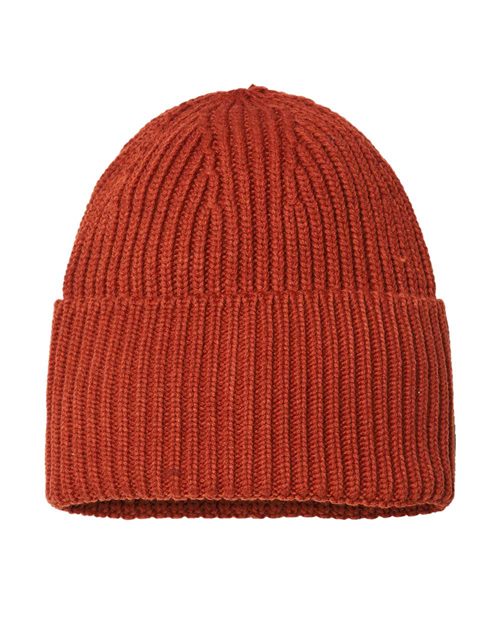 Atlantis Headwear Sustainable Chunky Rib Cuffed Beanie - Atlantis Headwear OAK Atlantis Headwear