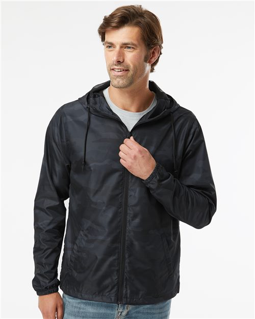 Independent Trading Co. Men's Lightweight Windbreaker Full-Zip Jacket - Independent Trading Co. EXP54LWZ