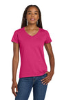 Gildan ®  Women's Heavy Cotton ™  100% Cotton V-Neck T-Shirt. 5V00L - Gildan 5V00L