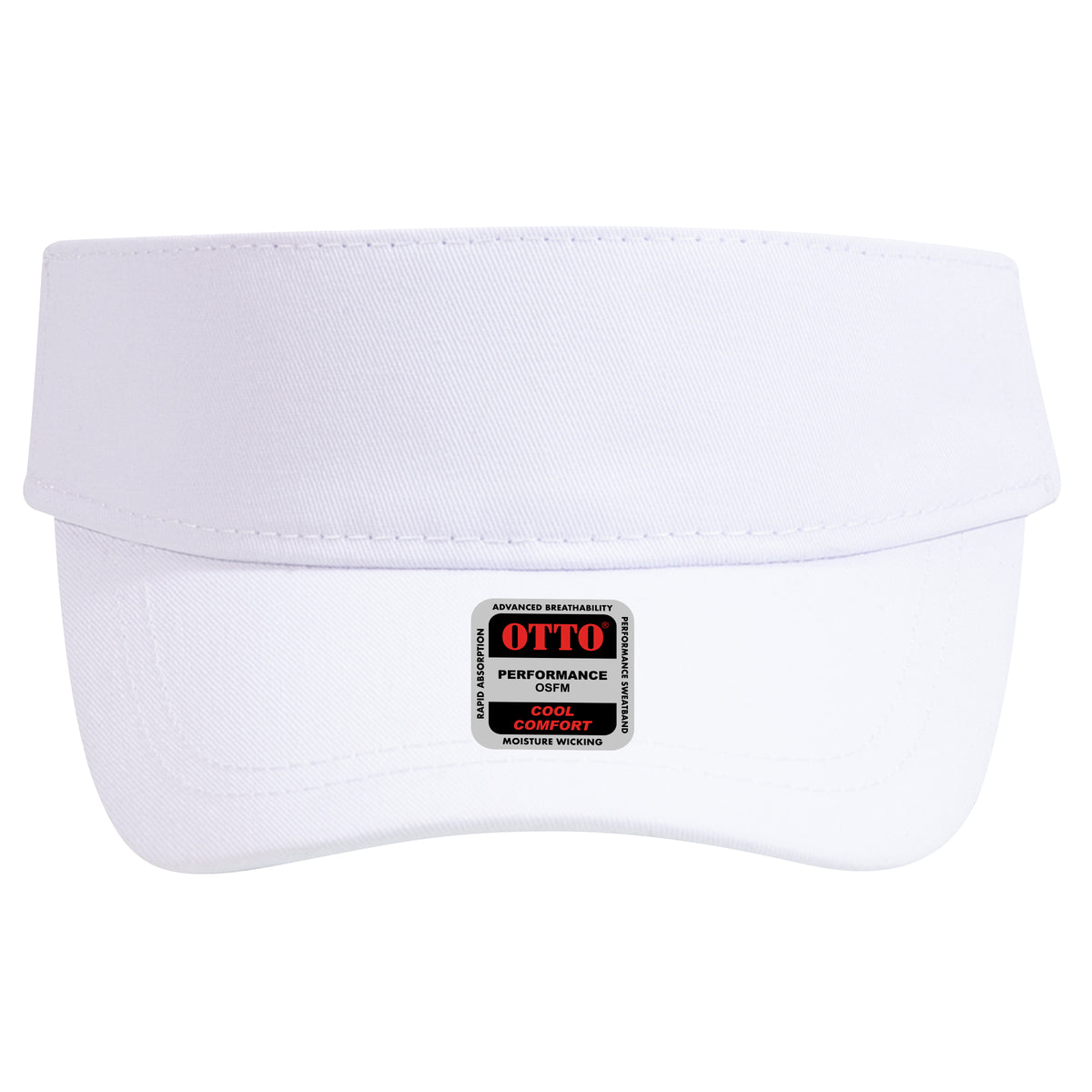 OTTO CAP UPF 50+ Sun Visor OTTO 60-1276 Otto Cap 016 - White OSFM - Adult