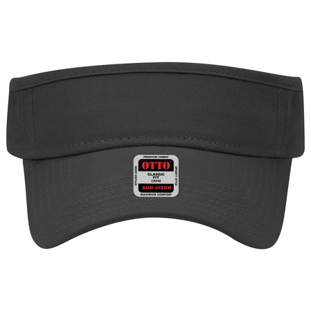 OTTO CAP Sun Visor OTTO 60-263 Otto Cap 003 - Black OSFM - Adult