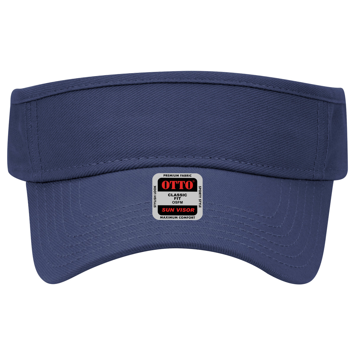 OTTO CAP Sun Visor OTTO 60-263 Otto Cap 004 - Navy OSFM - Adult