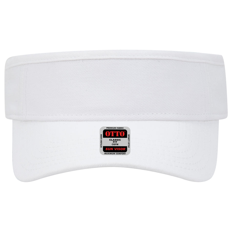 OTTO CAP Sun Visor OTTO 60-263 Otto Cap 016 - White OSFM - Adult