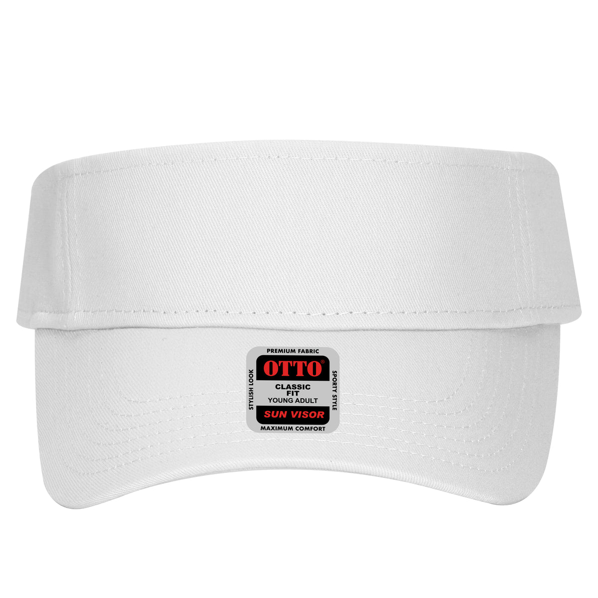 OTTO CAP Sun Visor OTTO 60-662 Otto Cap 016 - White Young Adult