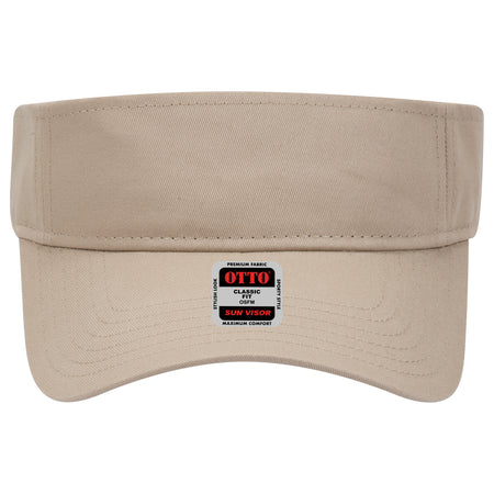 OTTO CAP Sun Visor OTTO 60-662 Otto Cap 032 - Khaki OSFM - Adult