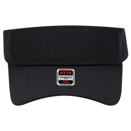 OTTO CAP Sun Visor OTTO 60-973 Otto Cap 003 - Black OSFM - Adult