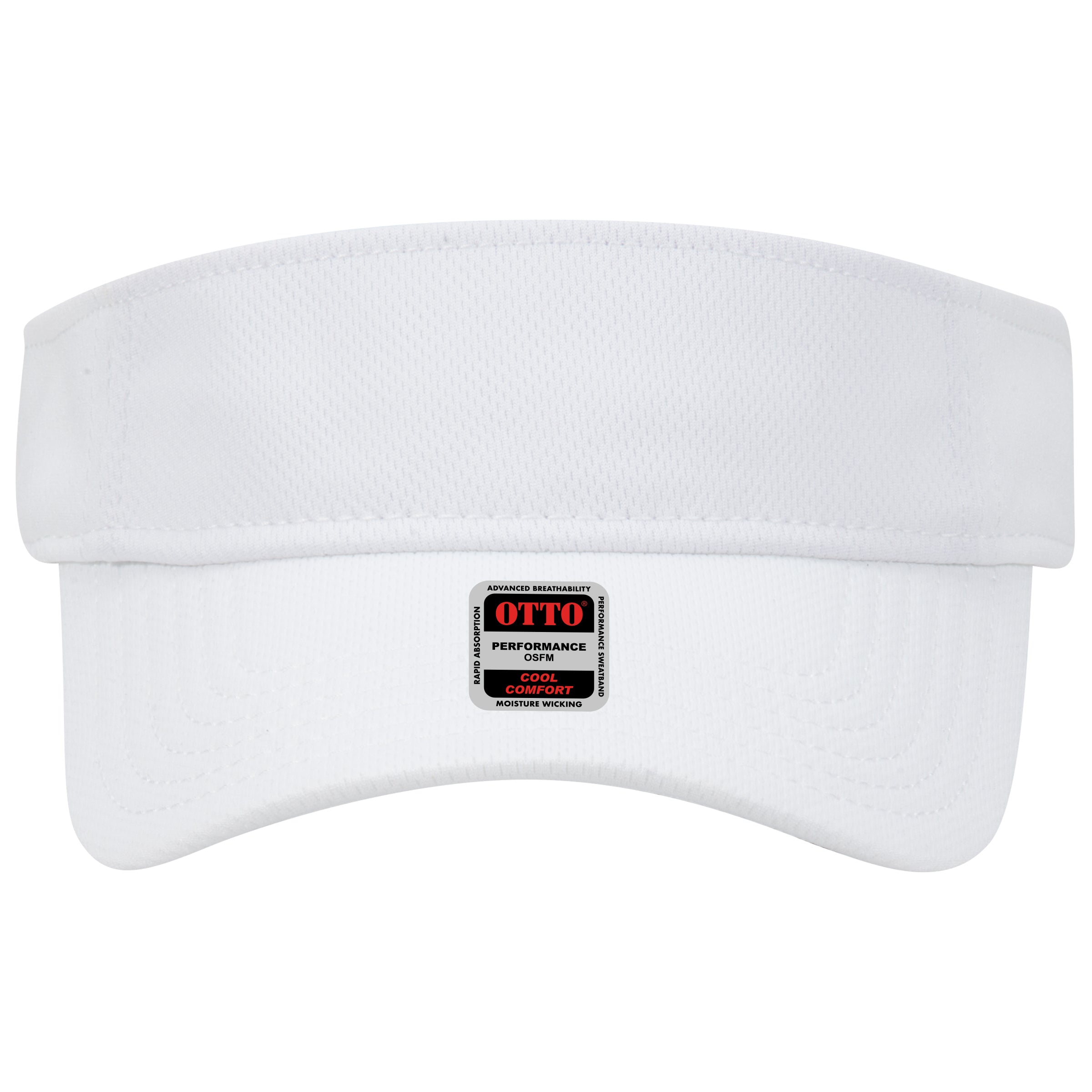 OTTO CAP Sun Visor OTTO 60-973 Otto Cap 016 - White OSFM - Adult