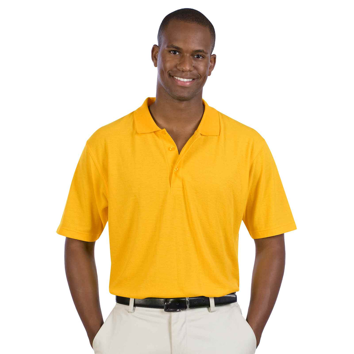 OTTO Men's Comfortable Sport Shirt OTTO 601-103 Otto Cap 006 - Gold 2XL