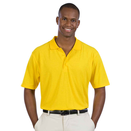 OTTO Men's Comfortable Sport Shirt OTTO 601-103 Otto Cap 020 - Yellow L