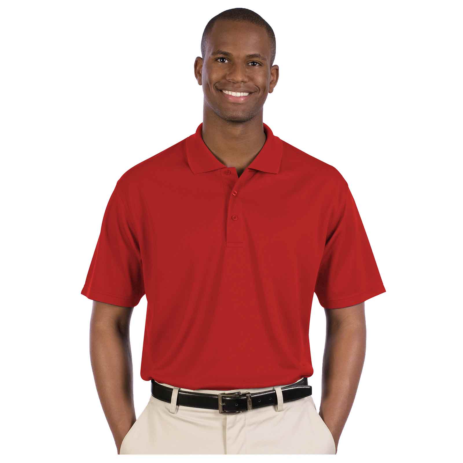 OTTO Men's Performance Sport Shirt OTTO 601-104 Otto Cap 002 - Red XS