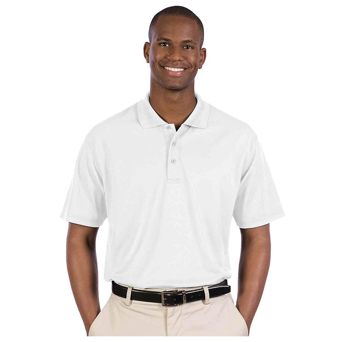 OTTO Men's Performance Sport Shirt OTTO 601-104 Otto Cap 016 - White XL