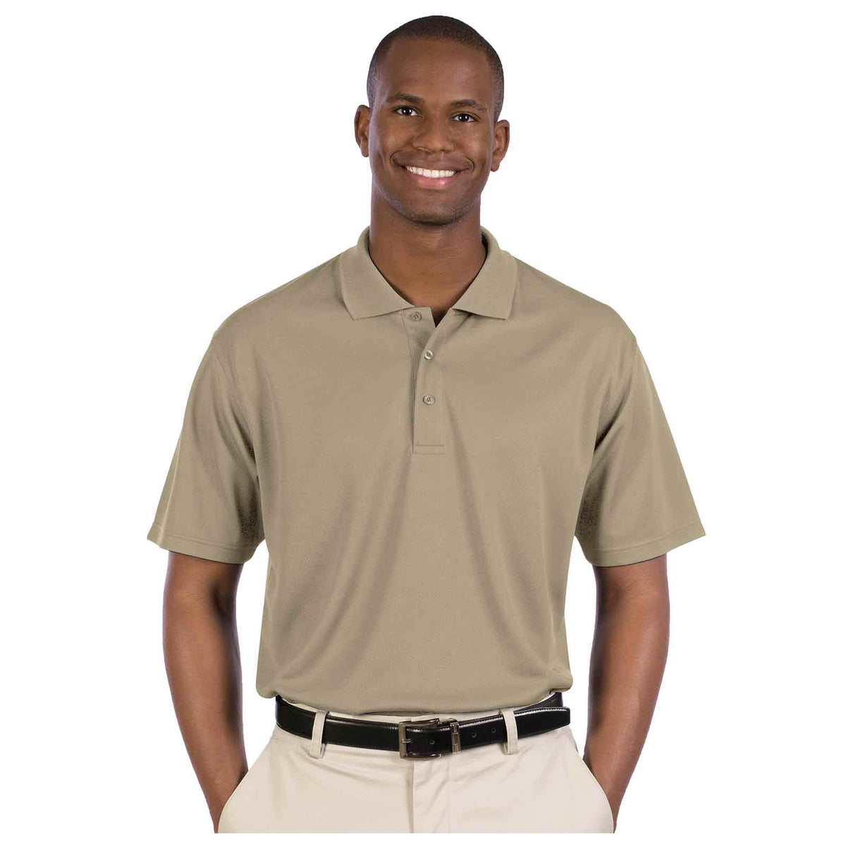 OTTO Men's Performance Sport Shirt OTTO 601-104 Otto Cap 032 - Khaki S