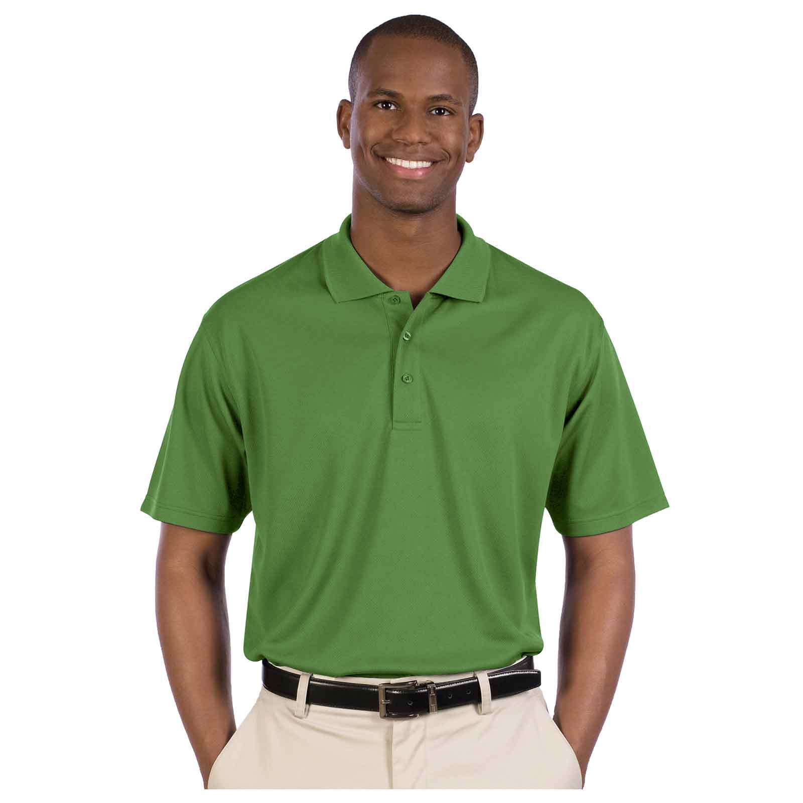 OTTO Men's Performance Sport Shirt OTTO 601-104 Otto Cap 091 - Cactus Green L