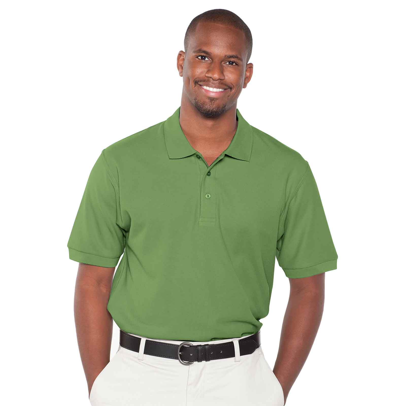 OTTO Men's Premium Sport Shirt OTTO 601-105 Otto Cap 091 - Cactus Green 3XL