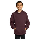 Youth Pullover Hooded Sweatshirt DRI-EQUIP Youth Medium Maroon