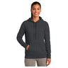 Ladies Pullover Hooded Sweatshirt DRI-EQUIP X-Small Graphite Heather