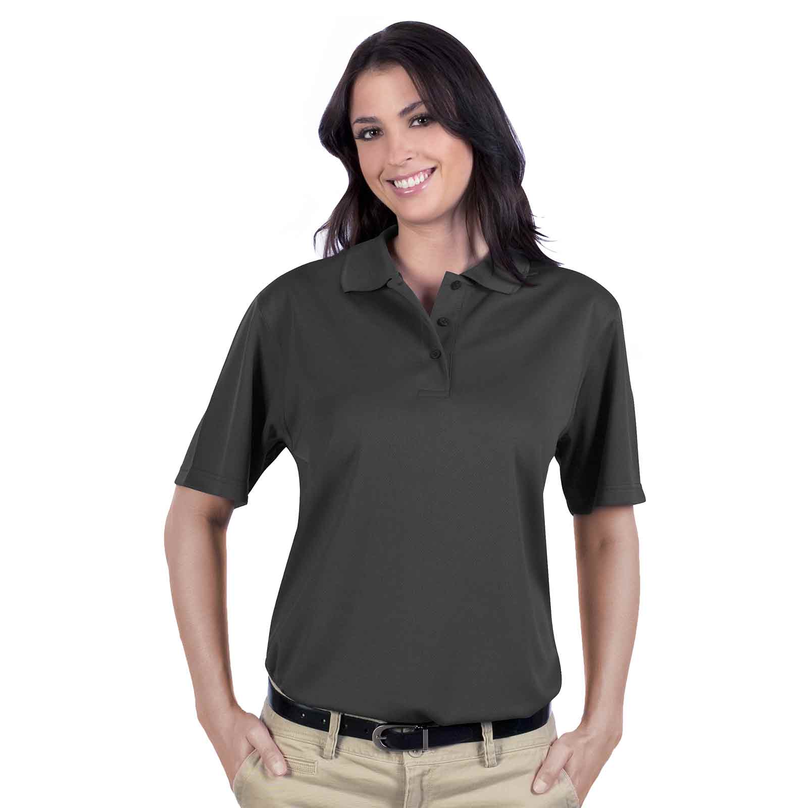 OTTO Ladies' Performance Sport Shirt OTTO 602-104-025 - Char. Gray Otto Cap 025 - Char. Gray L