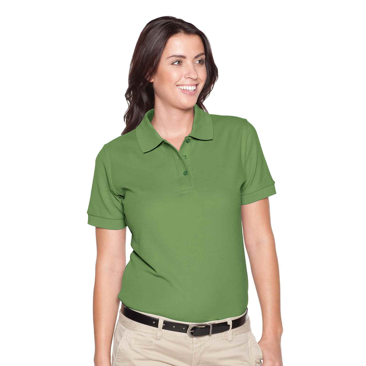 OTTO Ladies' Premium Sport Shirt OTTO 602-105-091 - Cactus Green Otto Cap 091 - Cactus Green 2XL