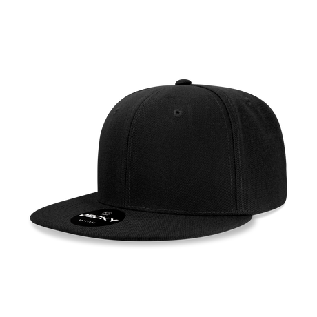 Decky 6 Panel High Profile Structured Acrylic/Polyester Snapback | Decky 6020