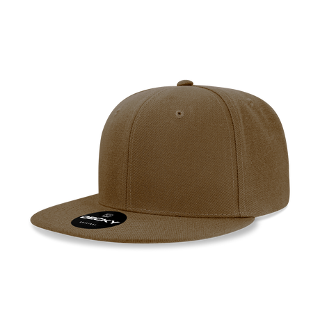 Decky 6 Panel High Profile Structured Acrylic/Polyester Snapback | Decky 6020