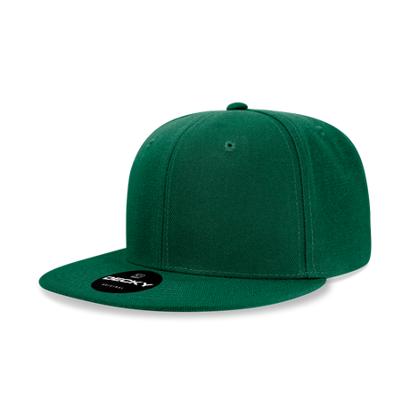Decky 6 Panel High Profile Structured Acrylic/Polyester Snapback | Decky 6020