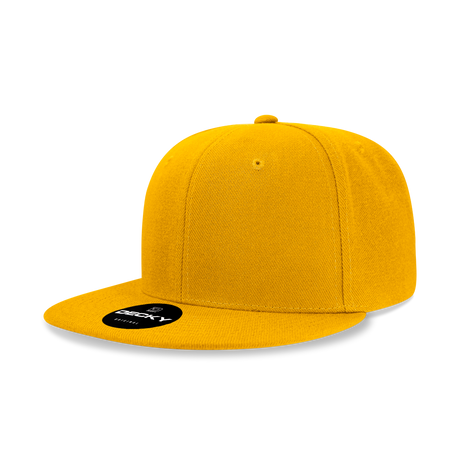 Decky 6 Panel High Profile Structured Acrylic/Polyester Snapback | Decky 6020