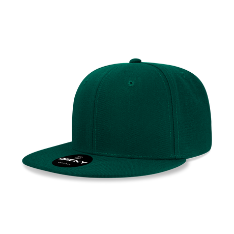 Decky 6 Panel High Profile Structured Acrylic/Polyester Snapback | Decky 6020