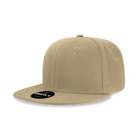 Decky 6 Panel High Profile Structured Acrylic/Polyester Snapback | Decky 6020