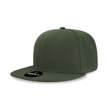 Decky 6 Panel High Profile Structured Acrylic/Polyester Snapback | Decky 6020