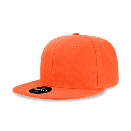Decky 6 Panel High Profile Structured Acrylic/Polyester Snapback | Decky 6020