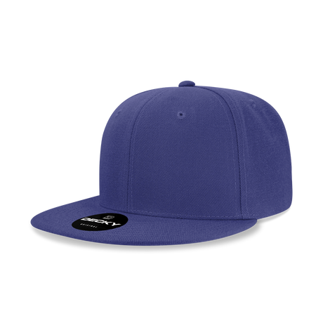 Decky 6 Panel High Profile Structured Acrylic/Polyester Snapback | Decky 6020
