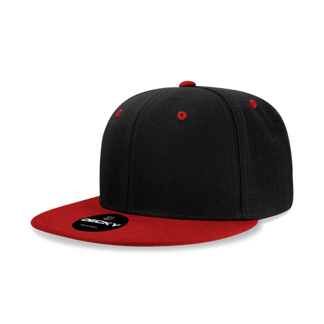 Decky 6 Panel High Profile Structured Acrylic/Polyester Snapback | Decky 6020