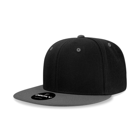 Decky 6 Panel High Profile Structured Acrylic/Polyester Snapback | Decky 6020