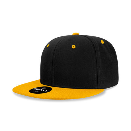 Decky 6 Panel High Profile Structured Acrylic/Polyester Snapback | Decky 6020