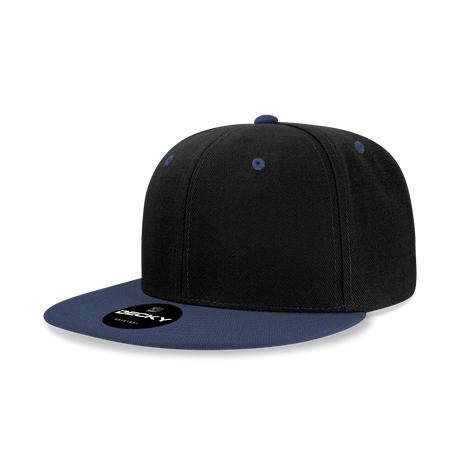 Decky 6 Panel High Profile Structured Acrylic/Polyester Snapback | Decky 6020