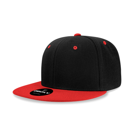 Decky 6 Panel High Profile Structured Acrylic/Polyester Snapback | Decky 6020