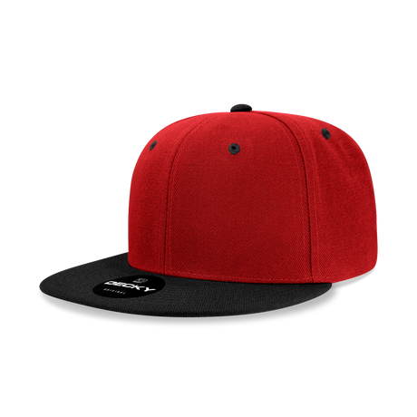 Decky 6 Panel High Profile Structured Acrylic/Polyester Snapback | Decky 6020