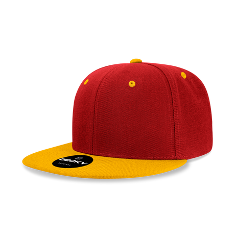 Decky 6 Panel High Profile Structured Acrylic/Polyester Snapback | Decky 6020