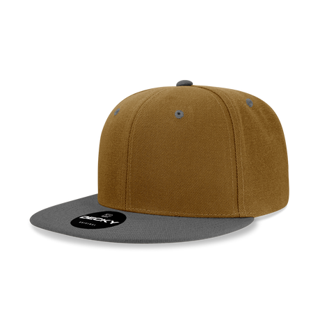 Decky 6 Panel High Profile Structured Acrylic/Polyester Snapback | Decky 6020