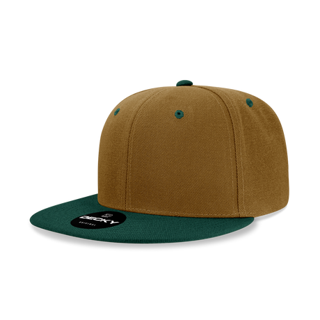 Decky 6 Panel High Profile Structured Acrylic/Polyester Snapback | Decky 6020