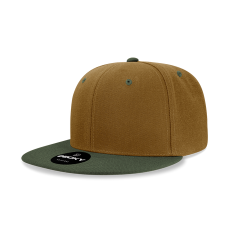 Decky 6 Panel High Profile Structured Acrylic/Polyester Snapback | Decky 6020