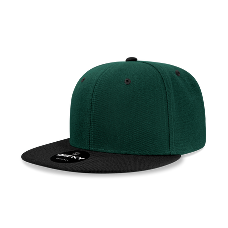 Decky 6 Panel High Profile Structured Acrylic/Polyester Snapback | Decky 6020