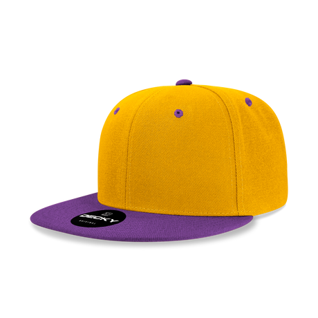 Decky 6 Panel High Profile Structured Acrylic/Polyester Snapback | Decky 6020